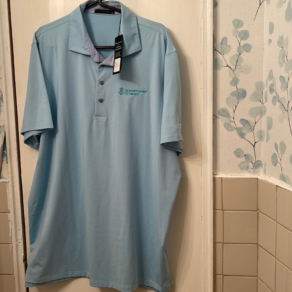 GREYSON XXL SHORT SLEEVE 3 Button pullover shirt